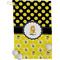 Honeycomb, Bees & Polka Dots Golf Towel (Personalized)