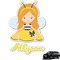 Honeycomb, Bees & Polka Dots Graphic Car Decal