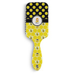 Honeycomb, Bees & Polka Dots Hair Brushes (Personalized)
