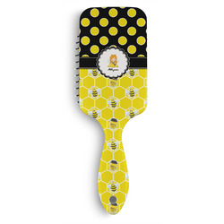 Honeycomb, Bees & Polka Dots Hair Brushes (Personalized)