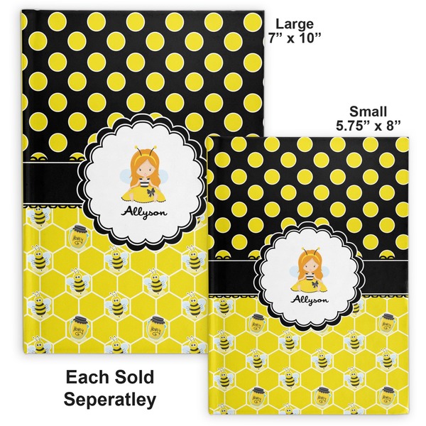 Honeycomb, Bees & Polka Dots Hard Cover Journal - Compare