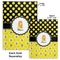 Honeycomb, Bees & Polka Dots Hard Cover Journal - Compare