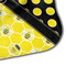 Honeycomb, Bees & Polka Dots Hooded Baby Towel- Detail Corner