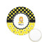 Honeycomb, Bees & Polka Dots Printed Cookie Topper - 1.25" (Personalized)