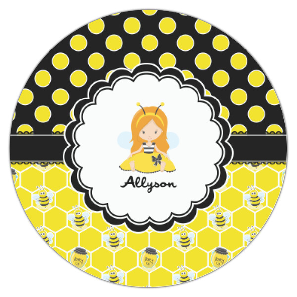 Honeycomb, Bees & Polka Dots Icing Circle - XSmall - Single