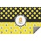 Honeycomb, Bees & Polka Dots Indoor / Outdoor Rug (Personalized)