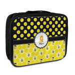 Honeycomb, Bees & Polka Dots Insulated Lunch Bag (Personalized)