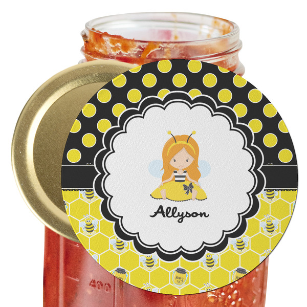 Custom Honeycomb, Bees & Polka Dots Jar Opener (Personalized)