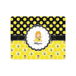 Honeycomb, Bees & Polka Dots 30 pc Jigsaw Puzzle (Personalized)