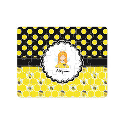 Honeycomb, Bees & Polka Dots Jigsaw Puzzles (Personalized)