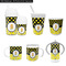 Honeycomb, Bees & Polka Dots Kid's Drinkware - Customized & Personalized