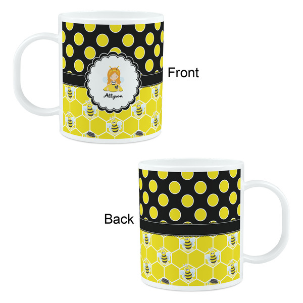 Honeycomb, Bees & Polka Dots Kid's Mug - Apvl