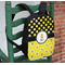 Honeycomb, Bees & Polka Dots Kids Backpack - In Context