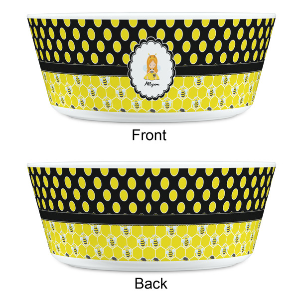 Honeycomb, Bees & Polka Dots Kids Bowls - APPROVAL