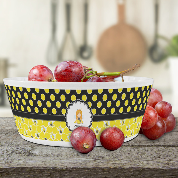 Honeycomb, Bees & Polka Dots Kids Bowls - LIFESTYLE