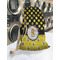 Honeycomb, Bees & Polka Dots Laundry Bag in Laundromat
