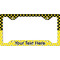 Honeycomb, Bees & Polka Dots License Plate Frame - Style C