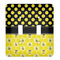 Honeycomb, Bees & Polka Dots Light Switch Cover (2 Toggle Plate)