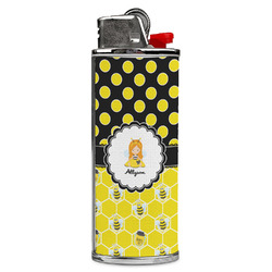 Honeycomb, Bees & Polka Dots Case for BIC Lighters (Personalized)