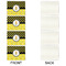 Honeycomb, Bees & Polka Dots Linen Placemat - APPROVAL Set of 4 (single sided)