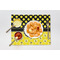 Honeycomb, Bees & Polka Dots Linen Placemat - Lifestyle (single)
