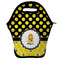 Honeycomb, Bees & Polka Dots Lunch Bag - Front