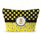 Honeycomb, Bees & Polka Dots Structured Accessory Purse (Front)