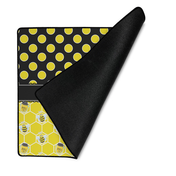 Honeycomb, Bees & Polka Dots Medium Gaming Mats - FRONT W/FOLD
