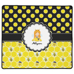 Honeycomb, Bees & Polka Dots XL Gaming Mouse Pad - 18" x 16" (Personalized)