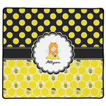 Honeycomb, Bees & Polka Dots XL Gaming Mouse Pad - 18" x 16" (Personalized)