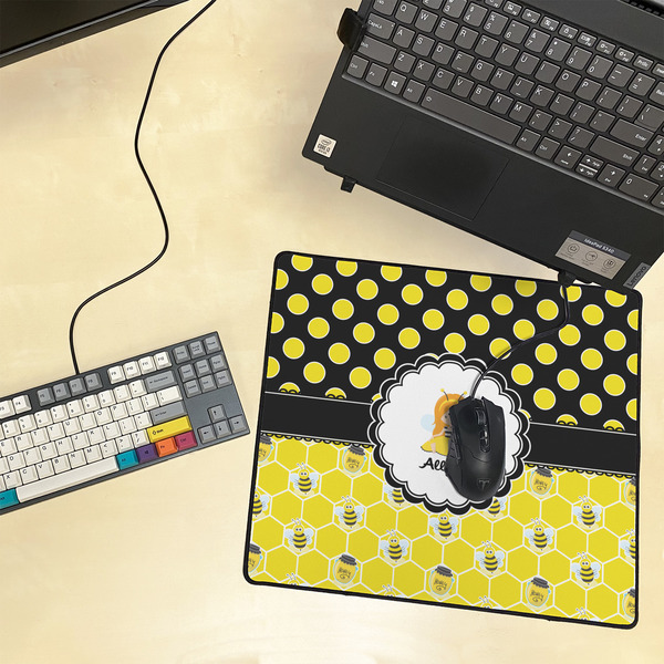 Honeycomb, Bees & Polka Dots Medium Gaming Mats - LIFESTYLE