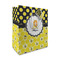 Honeycomb, Bees & Polka Dots Medium Gift Bag - Front/Main