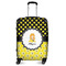 Honeycomb, Bees & Polka Dots Suitcase - 24" Medium - Checked (Personalized)