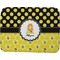 Honeycomb, Bees & Polka Dots Memory Foam Bath Mat - 48"x36" (Personalized)