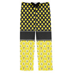 Honeycomb, Bees & Polka Dots Mens Pajama Pants - XS