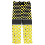 Honeycomb, Bees & Polka Dots Mens Pajama Pants - S