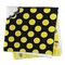 Honeycomb, Bees & Polka Dots Microfiber Dish Rag - FOLDED (square)