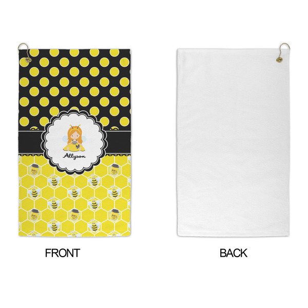 Honeycomb, Bees & Polka Dots Microfiber Golf Towels - APPROVAL