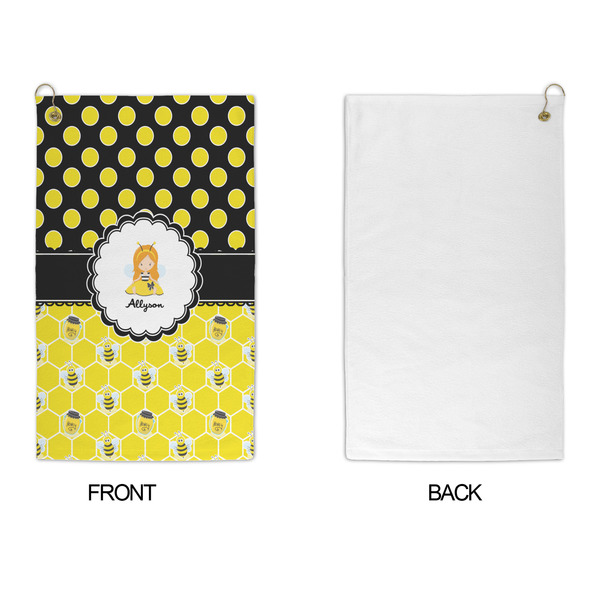 Honeycomb, Bees & Polka Dots Microfiber Golf Towels - APPROVAL