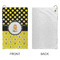 Honeycomb, Bees & Polka Dots Microfiber Golf Towels - Small - APPROVAL