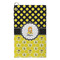 Honeycomb, Bees & Polka Dots Microfiber Golf Towels - Small - FRONT