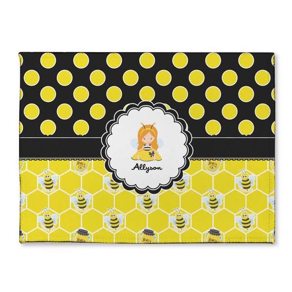 Custom Honeycomb, Bees & Polka Dots Microfiber Screen Cleaner (Personalized)