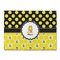 Honeycomb, Bees & Polka Dots Microfiber Screen Cleaner - Front