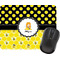 Honeycomb, Bees & Polka Dots Rectangular Mouse Pad