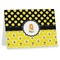 Honeycomb, Bees & Polka Dots Note Card - Main