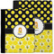 Honeycomb, Bees & Polka Dots Notebook Padfolio - MAIN