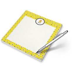 Honeycomb, Bees & Polka Dots Notepad (Personalized)