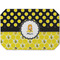 Honeycomb, Bees & Polka Dots Octagon Placemat - Single front