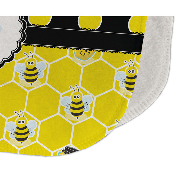 Honeycomb, Bees & Polka Dots Old Burp Detail