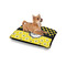 Honeycomb, Bees & Polka Dots Outdoor Dog Beds - Small - IN CONTEXT